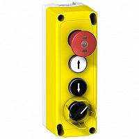 Кнопочный пост Harmony XALF, 3 кнопки | код. XALFK4001 | Schneider Electric